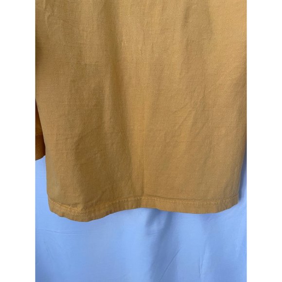 Timberland Boys Yellow Long Sleeve Red "Timberland" Tee - Picture 5 of 9